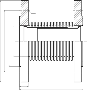 Metal Körüklü Kompansatör — site.urun_teknik_cizim