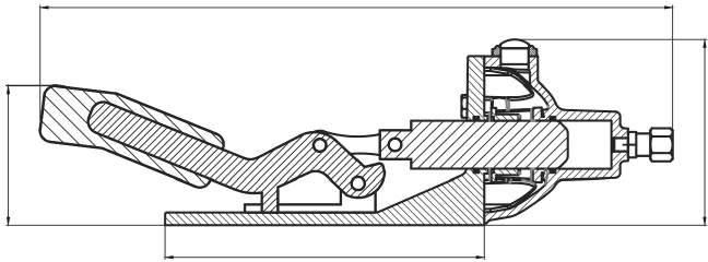 Hydraulic Control Lever — site.urun_teknik_cizim