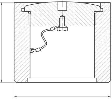 Flush Type Sounding Plug — site.urun_teknik_cizim