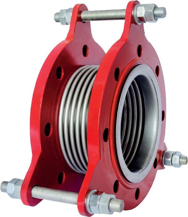 VIBRATION ASBORBER EXPANSION JOINTS WITH LIMIT ROD