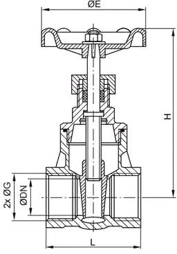 Stainless Steel Threaded Gate Valve