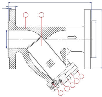 Flanged Y Type Strainer