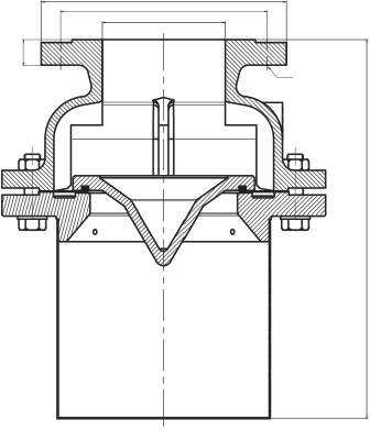 Foot Valve teknik çizim