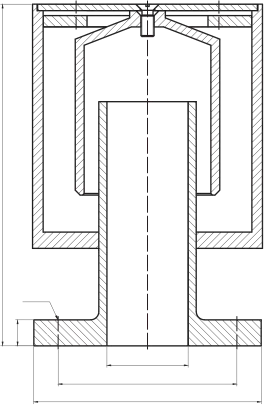 Floor Drain teknik çizim