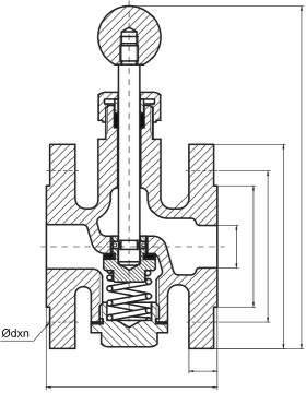 Drain Valve — Technical drawing