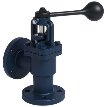 Weighted Angle Type Self Closing Valve