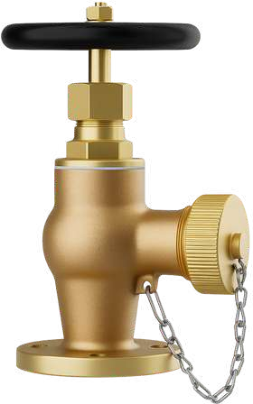 JIS Bronze Angle Type Fire Hose Valve
